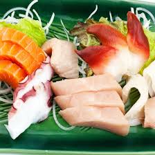 assorted sashimi