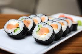 large sushi roll